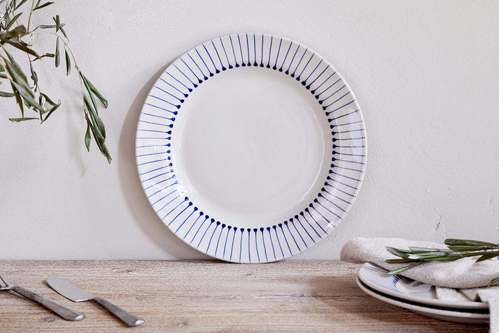 Iba Dinner Plate - Indigo