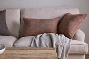 Kana Linen Cushion Cover - Rust