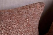 Kana Linen Cushion Cover - Rust