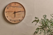 Som Mango Wood Clock - Natural